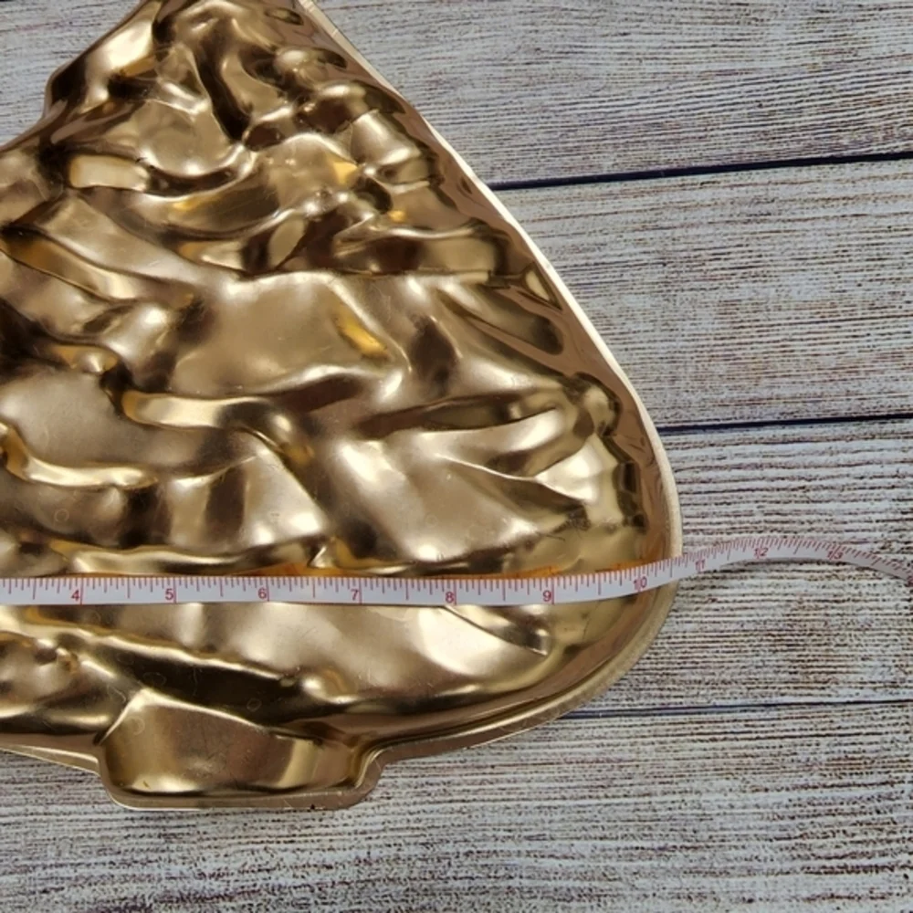 Vintage‎ Copper Aluminum Christmas Tree Jello Salad Mold Pan